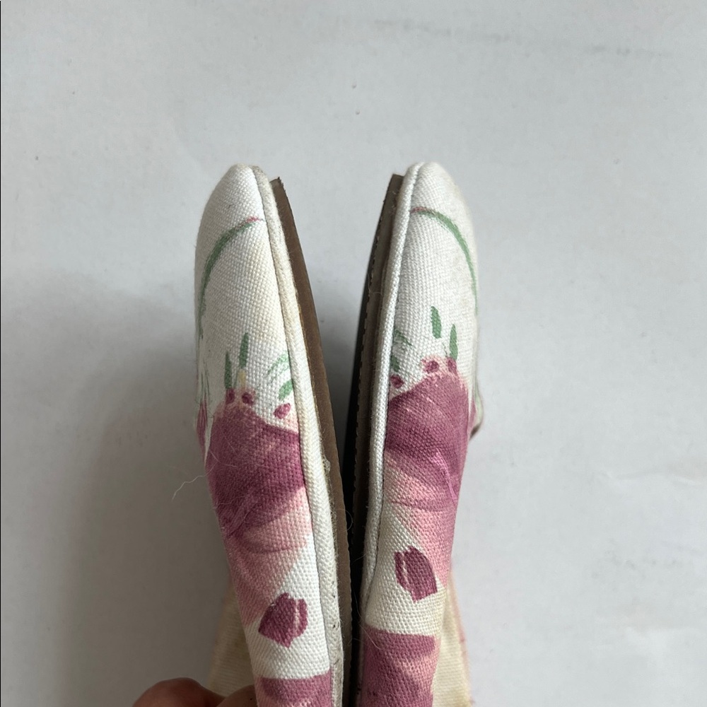 Diesel Floral plum and white Flats with box - Picture 8 of 12